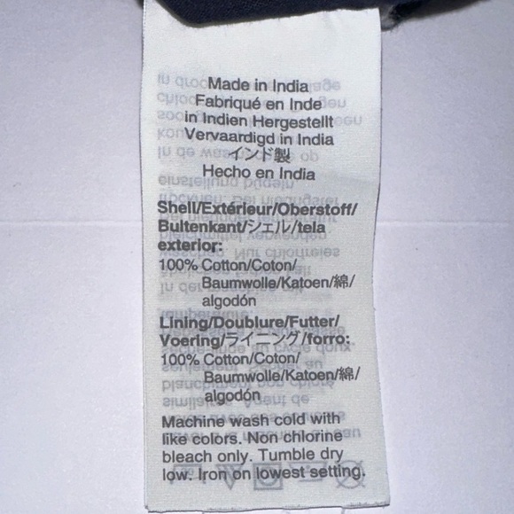 J. Crew Factory Blue And White Sleeveless Crinkle Dress - Picture 9 of 9